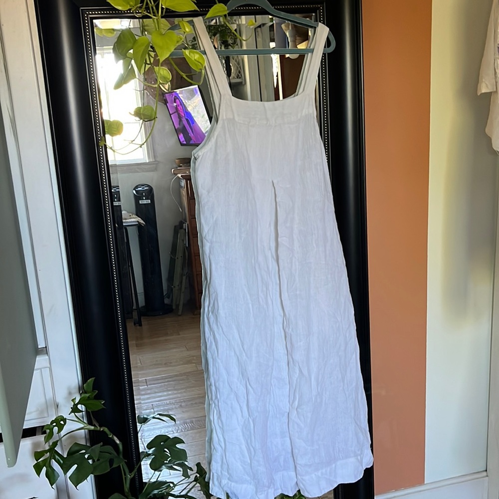 Free People White Midi Dress